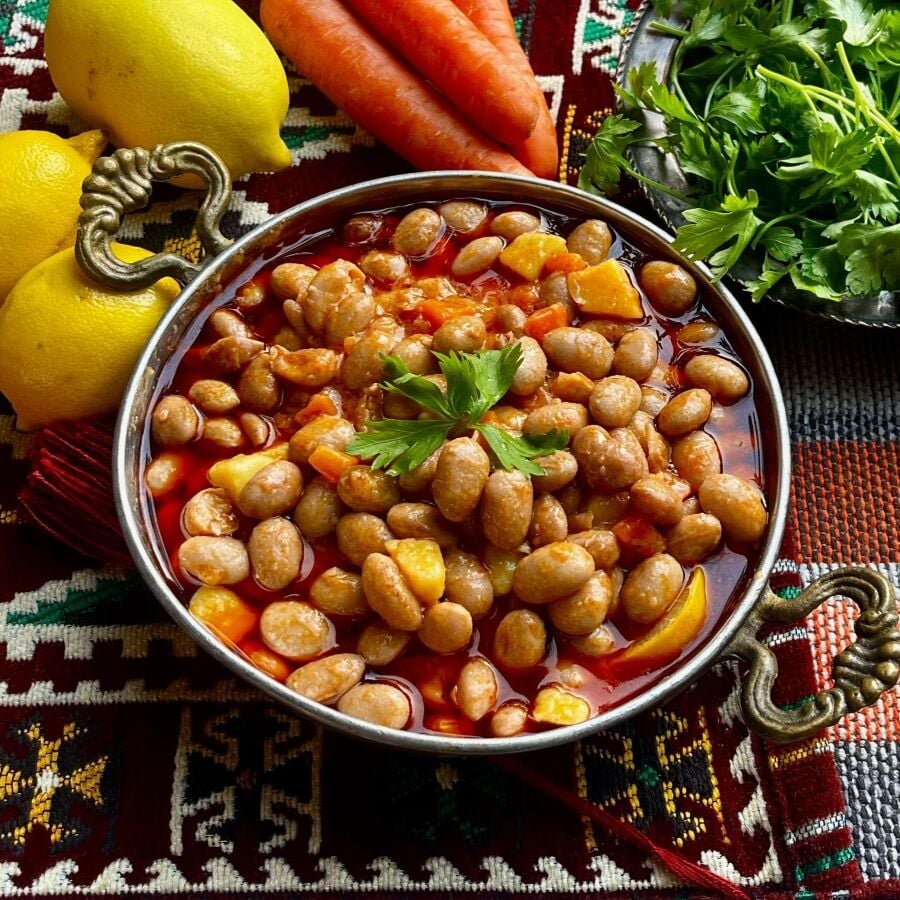 Zeytinyağlı Barbunya Yemeği